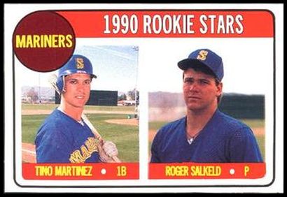 53 Mariners Rookies (Tino Martinez Roger Salkeld)